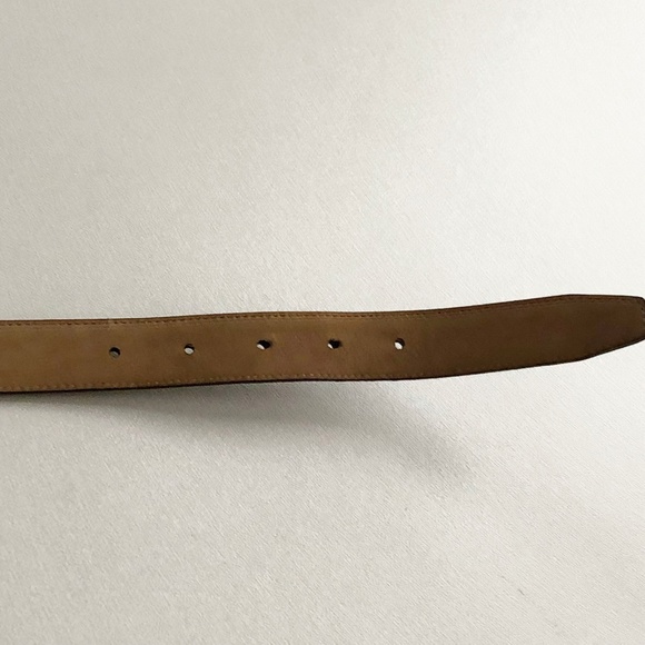 Vtg Judith Jack Gold Tone Buckle w/ Marcasites Black Leather Belt Lizard Sz Sm - Picture 10 of 14